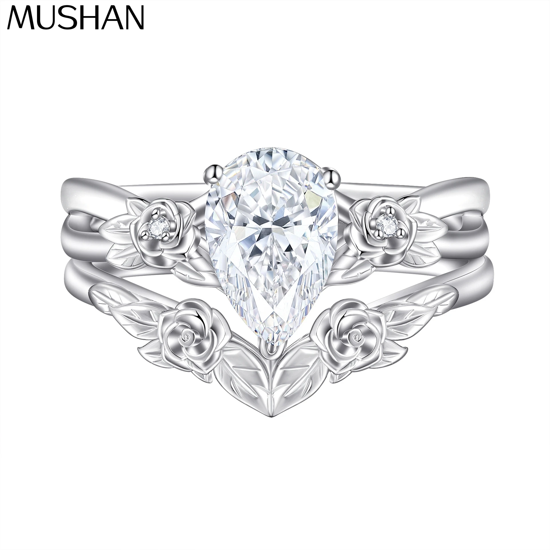 MuShan Designer Jewelry 925 Sterling Silver Ring Zircon 7A Grade Heart Eternity for Women Real Gold Plated Fine Jewelry Rings
MuShan Designer Jewelry 925 Sterling Silver Ring Zircon 7A Grade Heart Eternity for Women Real Gold Plated Fine Jewelry Rings