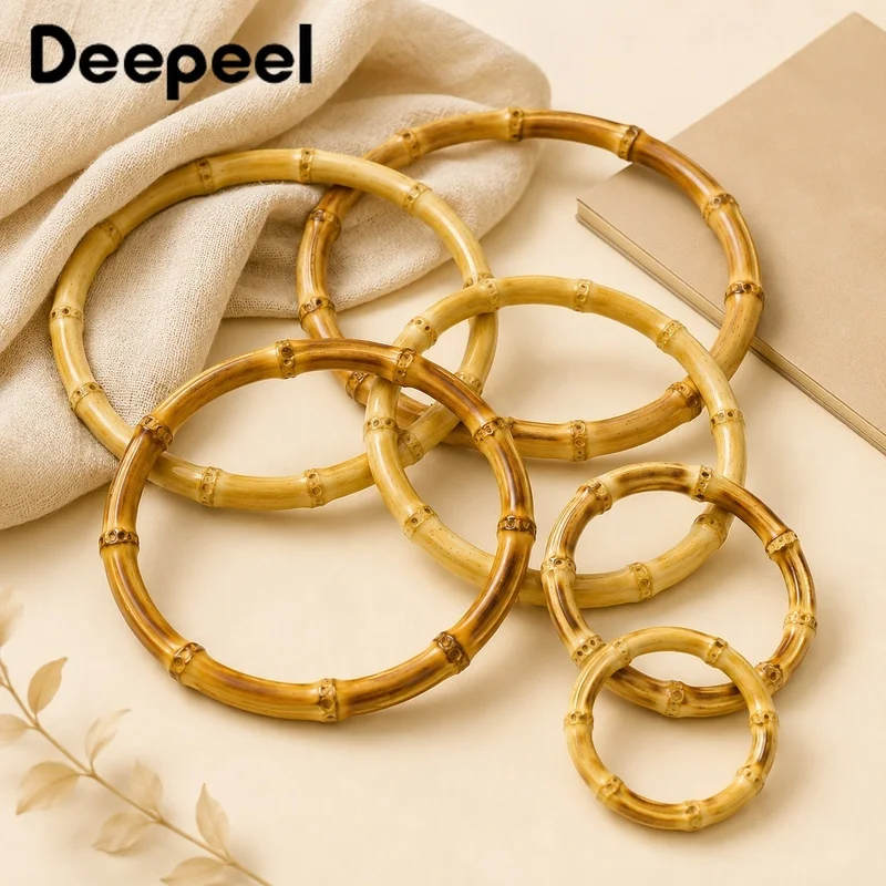 2/4Pcs 7.5-18cm Bamboo Ring Handles Round Wooden Bag Purse Closure for Handmade Woven Crochet Tote Craft Accessories Decor Kit
2/4Pcs 7.5-18cm Bamboo Ring Handles Round Wooden Bag Purse Closure for Handmade Woven Crochet Tote Craft Accessories Decor Kit