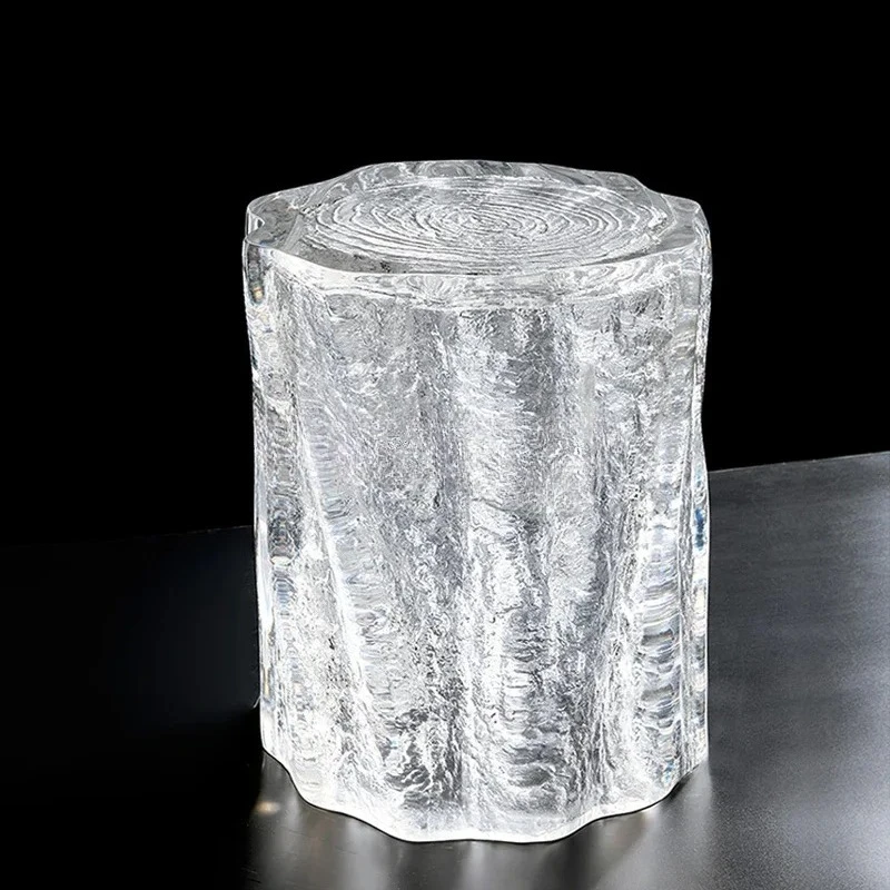 A15 Crystal acrylic resin high-end transparent tree root shoe changing stool tea stool booth decoration
A15 Crystal acrylic resin high-end transparent tree root shoe changing stool tea stool booth decoration