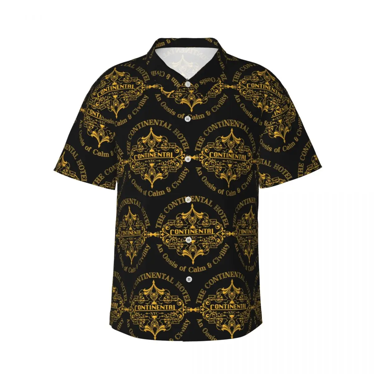 The Continental Hotel Men's Shirts Hawaiian Short Sleeve Shirt Fashion Lapel Tops for Summer Beach
The Continental Hotel Men's Shirts Hawaiian Short Sleeve Shirt Fashion Lapel Tops for Summer Beach