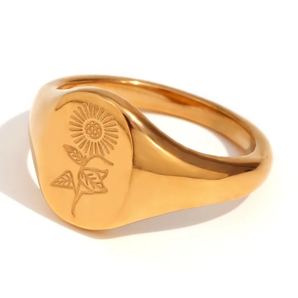 Finger Ring Jewelry Accessories For Women Sunflower Flower Rings Wedding Trendy Gift
Finger Ring Jewelry Accessories For Women Sunflower Flower Rings Wedding Trendy Gift