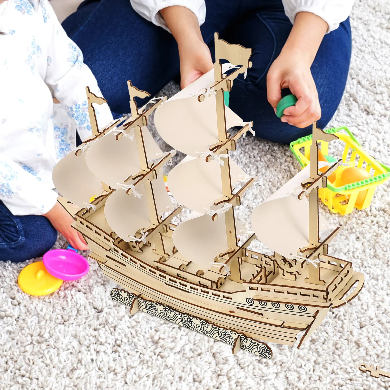 1Set 3D Sailboat Puzzle Wooden DIY Assembly Lifelike Sailing Ship Kit Creative Educational Gift Wooden Puzzle for Adults
1Set 3D Sailboat Puzzle Wooden DIY Assembly Lifelike Sailing Ship Kit Creative Educational Gift Wooden Puzzle for Adults