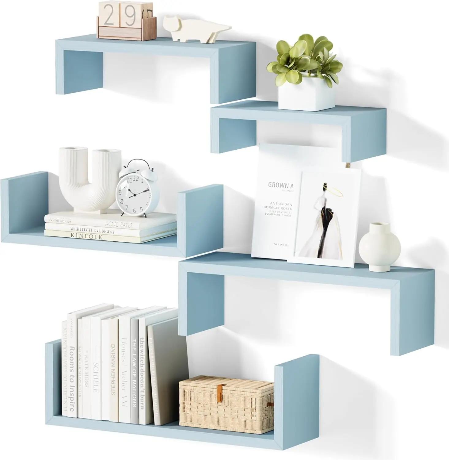 Floating Shelves for Wall, Wall Shelves for Bathroom, Bedroom, Living Room, Kitchen, Office, Wood Shelves for Wall Deco
Floating Shelves for Wall, Wall Shelves for Bathroom, Bedroom, Living Room, Kitchen, Office, Wood Shelves for Wall Deco