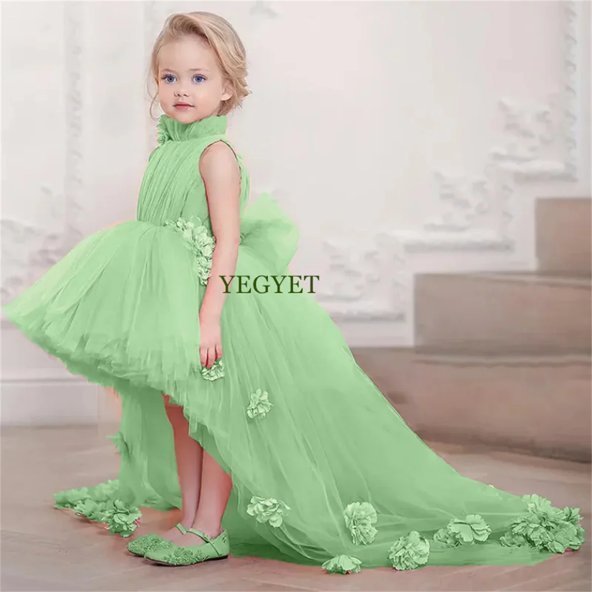 CustomizedPurple Tulle Flower Girl Dresses For Wedding Applique Mini Puffy With Bow Tailing Sleeveless Party Kids Birthday Princ
CustomizedPurple Tulle Flower Girl Dresses For Wedding Applique Mini Puffy With Bow Tailing Sleeveless Party Kids Birthday Princ