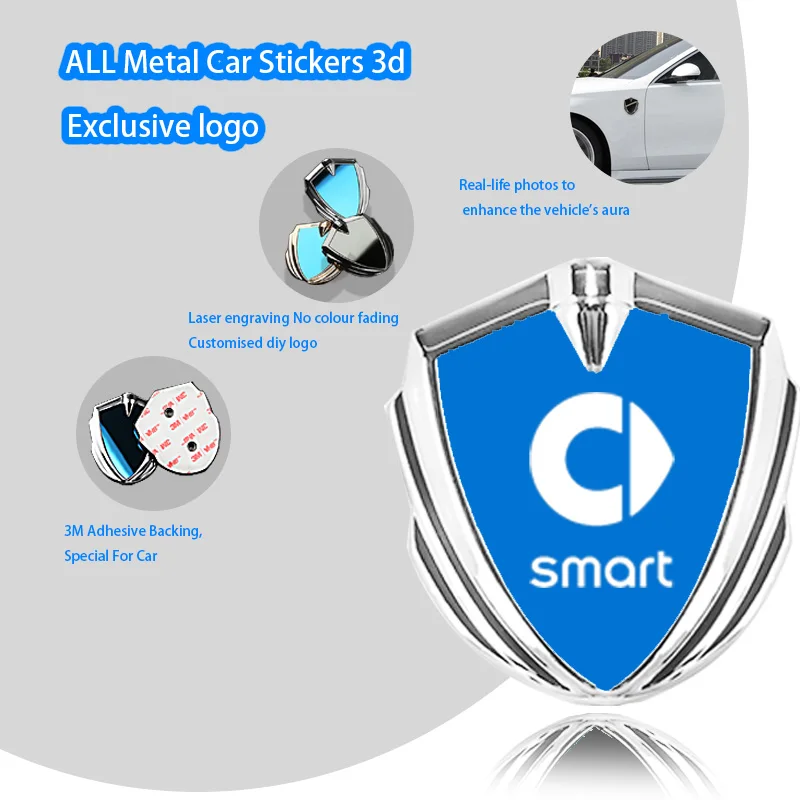 For Smart #1 #2 #3 #4 #5 Prachtig Octavia 2 Car Body Metal Shield Decorative Sticker Modification Badge Accessories 3D
For Smart #1 #2 #3 #4 #5 Prachtig Octavia 2 Car Body Metal Shield Decorative Sticker Modification Badge Accessories 3D