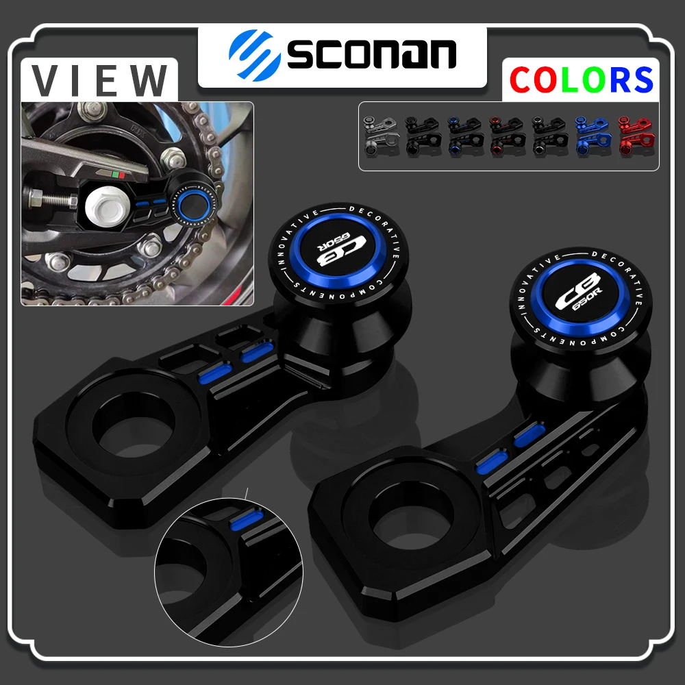For CB650R cb 650 r 2019 - 2023 Motorcycle Rear Wheel Axle Extension Slider Block Swingarm Spools Stand Screws Accessories
For CB650R cb 650 r 2019 - 2023 Motorcycle Rear Wheel Axle Extension Slider Block Swingarm Spools Stand Screws Accessories