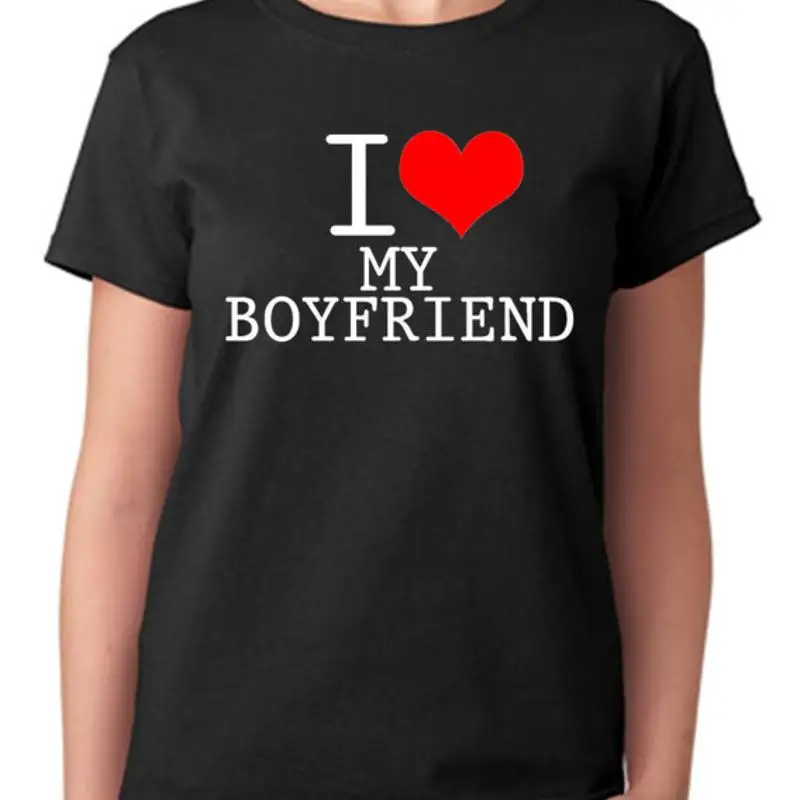 Женская футболка «Я люблю своего парня»
Женская футболка «Я люблю своего парня»