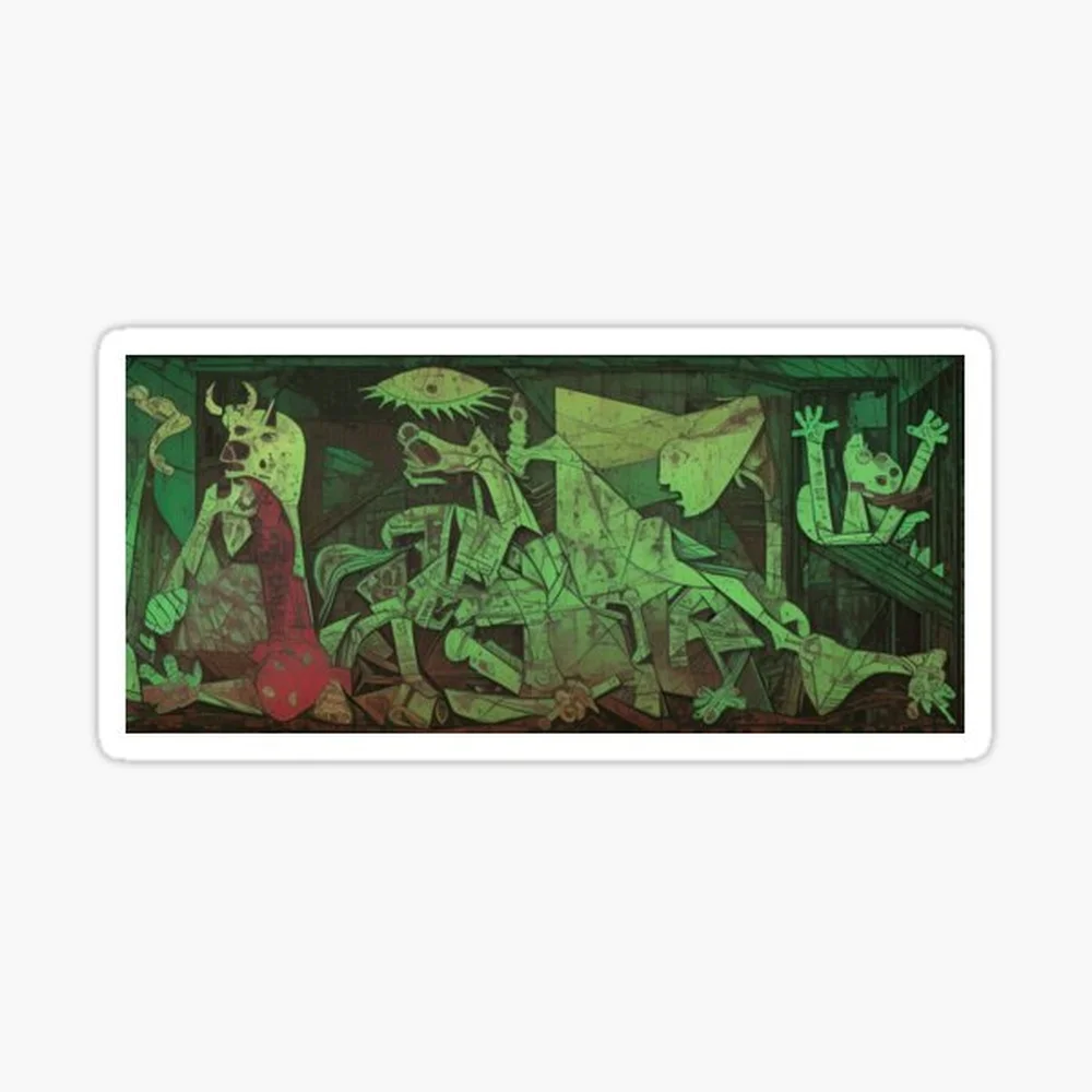 Guernica 2023 Sticker for Laptop Decor Bedroom Car Cute Cartoon Art Fashionable Public Suitcase
Guernica 2023 Sticker for Laptop Decor Bedroom Car Cute Cartoon Art Fashionable Public Suitcase