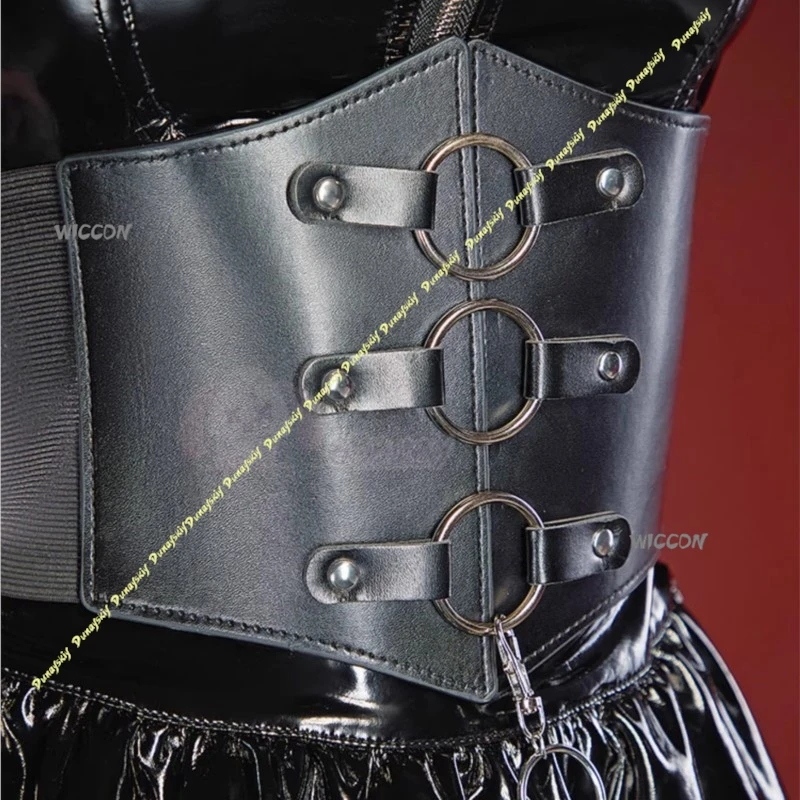Anime Game Bayonetta Cereza Cosplay Costume Women Sexy Leather Dress Policeman Uniform Suit Halloween Carnival Role Play Clothes
Anime Game Bayonetta Cereza Cosplay Costume Women Sexy Leather Dress Policeman Uniform Suit Halloween Carnival Role Play Clothes