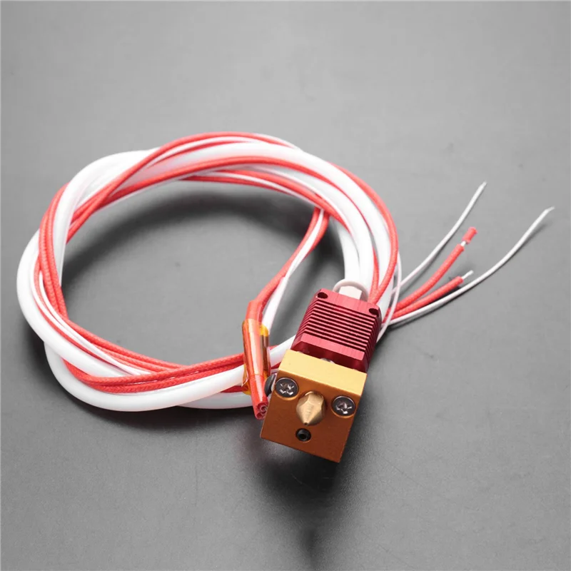 Экструдер для 3D-принтера ABT-4X в сборе Mk8 Hot End для Ender 3/Ender 3 Pro с алюминиевым нагревательным блоком, сопло 1,75 мм, 0,4 мм
Экструдер для 3D-принтера ABT-4X в сборе Mk8 Hot End для Ender 3/Ender 3 Pro с алюминиевым нагревательным блоком, сопло 1,75 мм, 0,4 мм