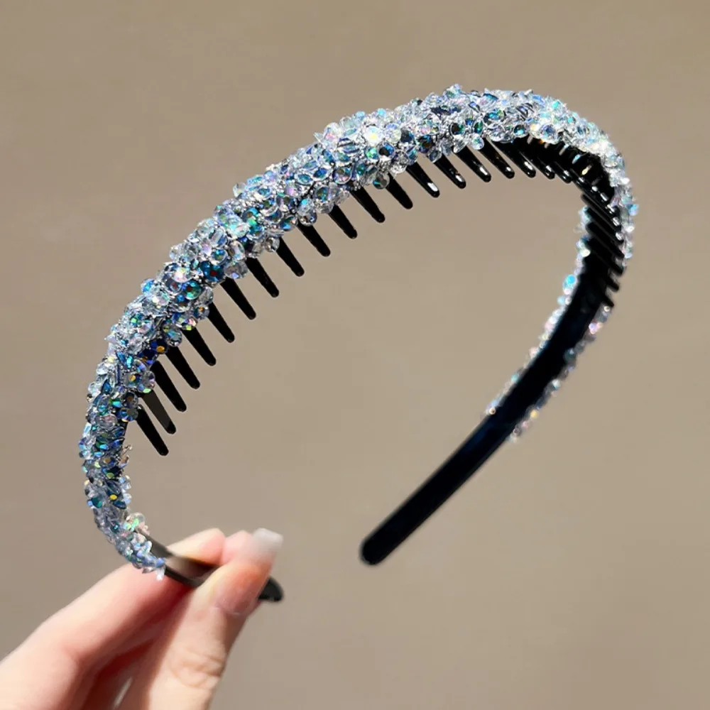 Sweet Rhinestones Antislip Hairband Thin Plastic Crystal Teeth Headband Pearl Korean Style Headwear Face Wash Hair Hoop Makeup
Sweet Rhinestones Antislip Hairband Thin Plastic Crystal Teeth Headband Pearl Korean Style Headwear Face Wash Hair Hoop Makeup