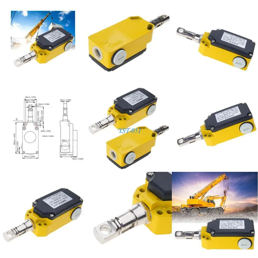 E15A Single Phase Pull Switches 24-380V Unidirectional Manual Single Way Rope Pull Switches for Belt Conveyor Cranes
E15A Single Phase Pull Switches 24-380V Unidirectional Manual Single Way Rope Pull Switches for Belt Conveyor Cranes