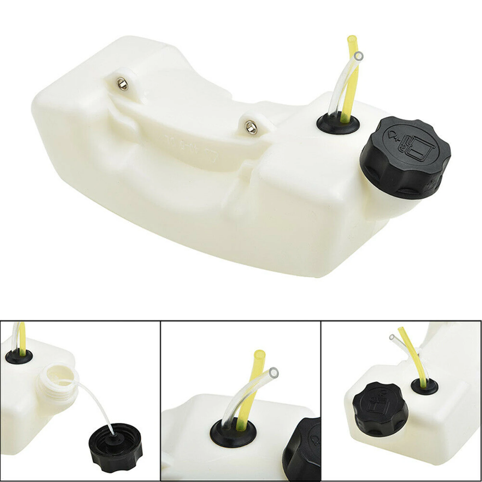 Fuel Petrol Tank for Multi Tool Brushcutter Hedge Cutter Chainsaw Strimmer Fits for 43cc/49cc/52cc/55cc Petrol Scooter Garden
Fuel Petrol Tank for Multi Tool Brushcutter Hedge Cutter Chainsaw Strimmer Fits for 43cc/49cc/52cc/55cc Petrol Scooter Garden