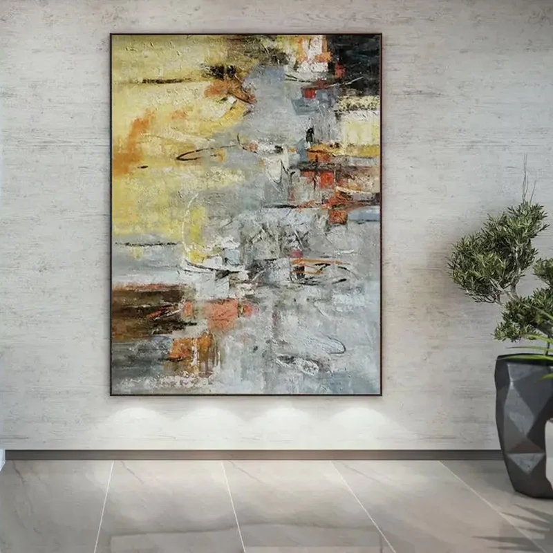 Hand Painted Abstract Oil Painting On Canvas Large Wall Art Living Room Decor Modern Art Custom Large Wall Painting Home Decor
Hand Painted Abstract Oil Painting On Canvas Large Wall Art Living Room Decor Modern Art Custom Large Wall Painting Home Decor