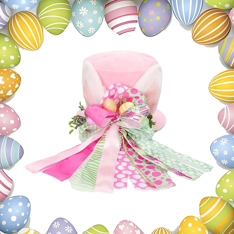 Novel Easter Tree Topper Bunny Hat, Rabbit Plush Spring Tree Topper, Cute Plush Top Hat Treetop Decoration Holiday Ornament
Novel Easter Tree Topper Bunny Hat, Rabbit Plush Spring Tree Topper, Cute Plush Top Hat Treetop Decoration Holiday Ornament