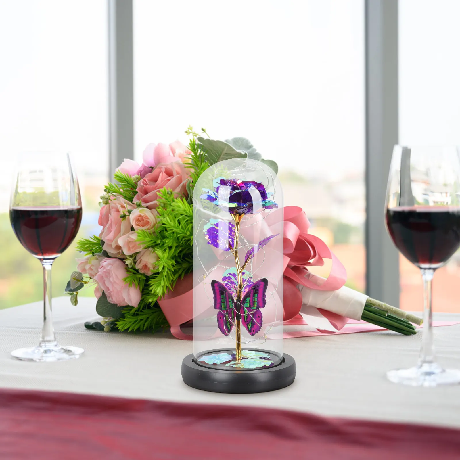 Засушенная роза в элегантном стеклянном колпаке: декор для рабочего стола, романтическое украшение для интерьера, декор для свадебных торжеств
Засушенная роза в элегантном стеклянном колпаке: декор для рабочего стола, романтическое украшение для интерьера, декор для свадебных торжеств