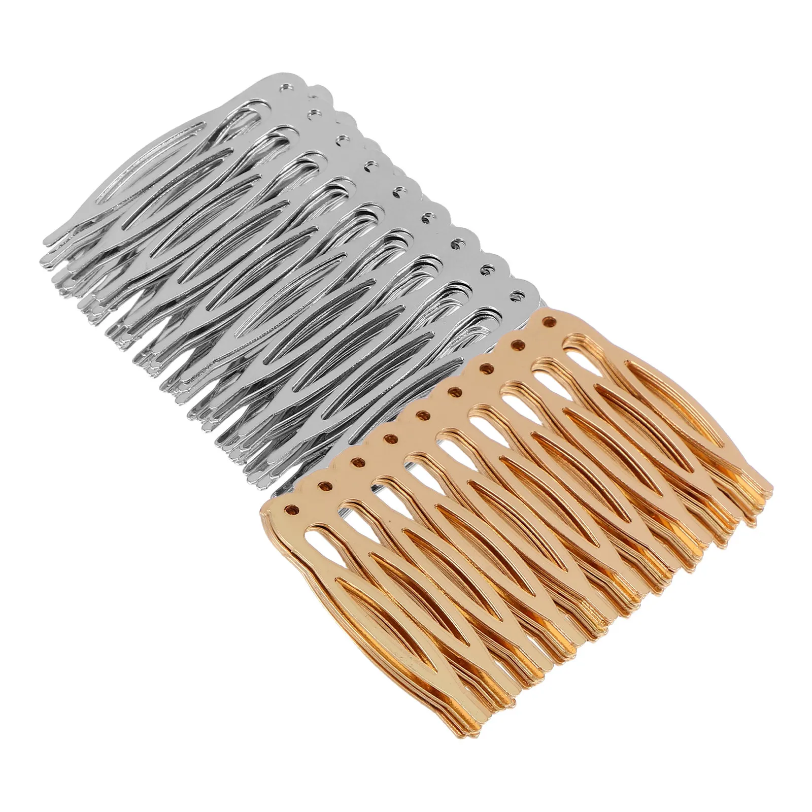 20Pcs Hairpin Material Metal Hair Side Combs Pins Fork Clip Teeth Stick DIY Bridal Wedding Veil Updo Bun Hair Accessory Kit
20Pcs Hairpin Material Metal Hair Side Combs Pins Fork Clip Teeth Stick DIY Bridal Wedding Veil Updo Bun Hair Accessory Kit