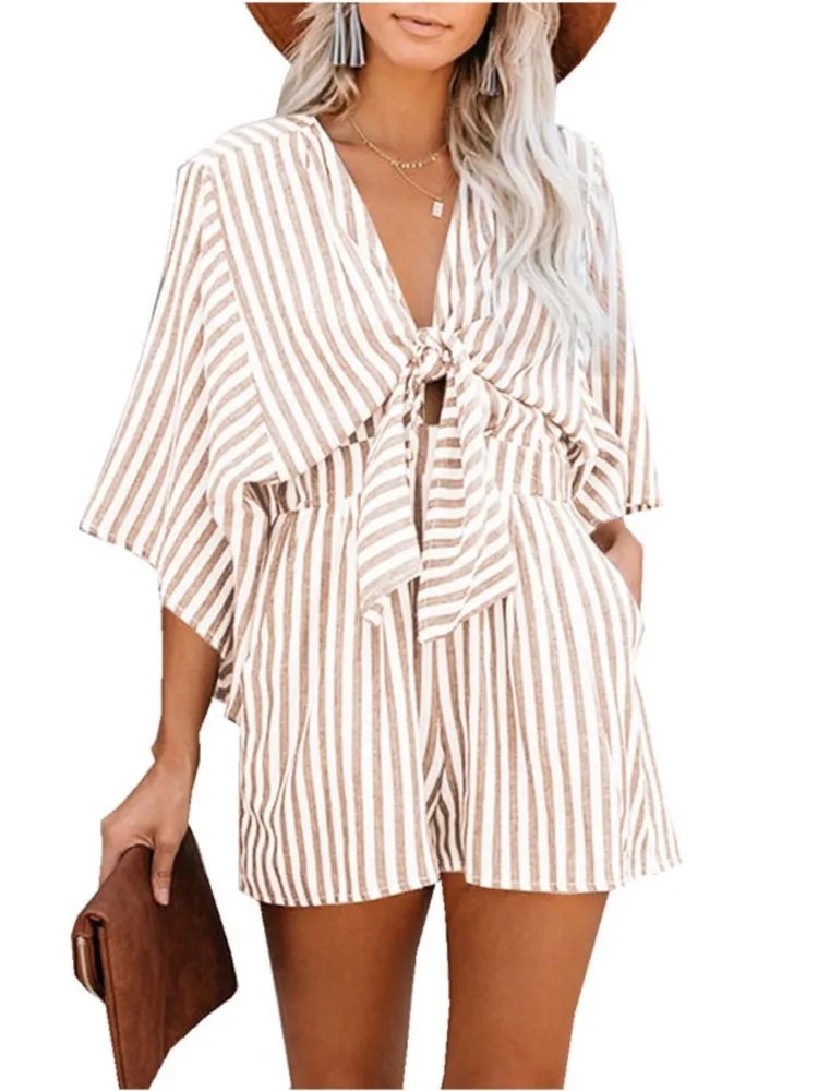 Женский комбинезон для похудения, полосатый комбинезон с глубоким V-образным вырезом и рукавами-колокольчиками, повседневные комбинезоны для поездок на работу, офиса, бизнеса, цельные брюки
Женский комбинезон для похудения, полосатый комбинезон с глубоким V-образным вырезом и рукавами-колокольчиками, повседневные комбинезоны для поездок на работу, офиса, бизнеса, цельные брюки