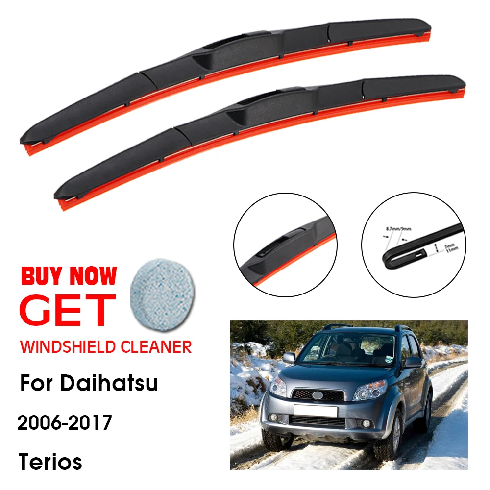 Car Wiper For Daihatsu Terios 21"+18" 2006-2017 Front Window Washer Windscreen Windshield Silica Gel Wiper Blades Accessorie
Car Wiper For Daihatsu Terios 21"+18" 2006-2017 Front Window Washer Windscreen Windshield Silica Gel Wiper Blades Accessorie