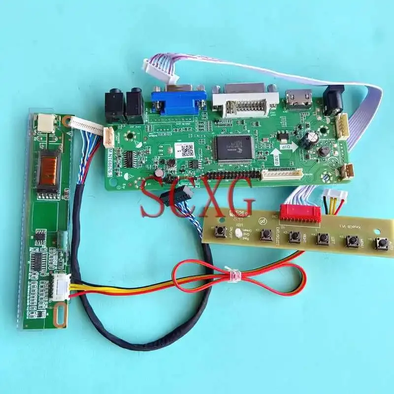 LCD Display Controller Board Fit LTN121AT02 LTN121W1 QD12TL02 12.1" VGA DVI HDMI-Compatible 1280*800 20 Pin LVDS 1-CCFL DIY Kit
LCD Display Controller Board Fit LTN121AT02 LTN121W1 QD12TL02 12.1" VGA DVI HDMI-Compatible 1280*800 20 Pin LVDS 1-CCFL DIY Kit