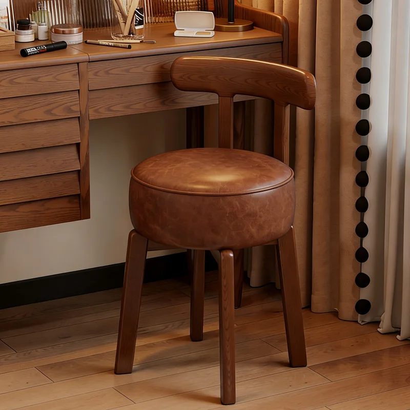 Makeup stool girls' bedroom backrest makeup chair rotatable light luxury dresser chair medieval style home vanity stool
Makeup stool girls' bedroom backrest makeup chair rotatable light luxury dresser chair medieval style home vanity stool