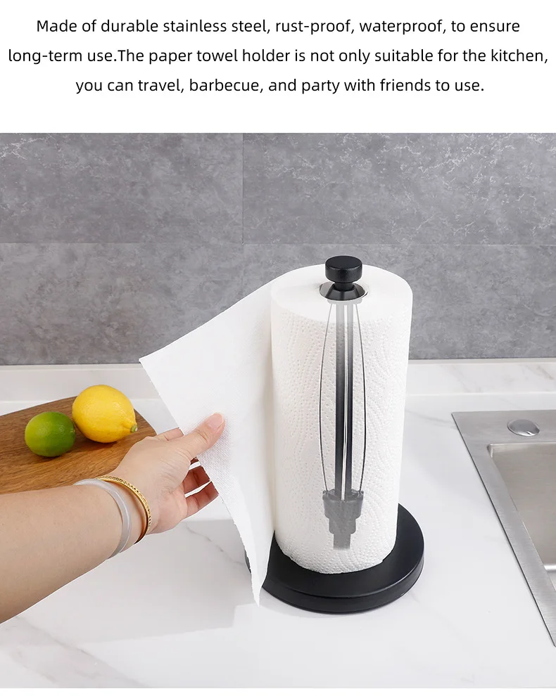 Stainless steel tissue holder with damping, non perforated kitchen, bathroom, toilet paper holder,storage rack, kitchen organiz
Stainless steel tissue holder with damping, non perforated kitchen, bathroom, toilet paper holder,storage rack, kitchen organiz