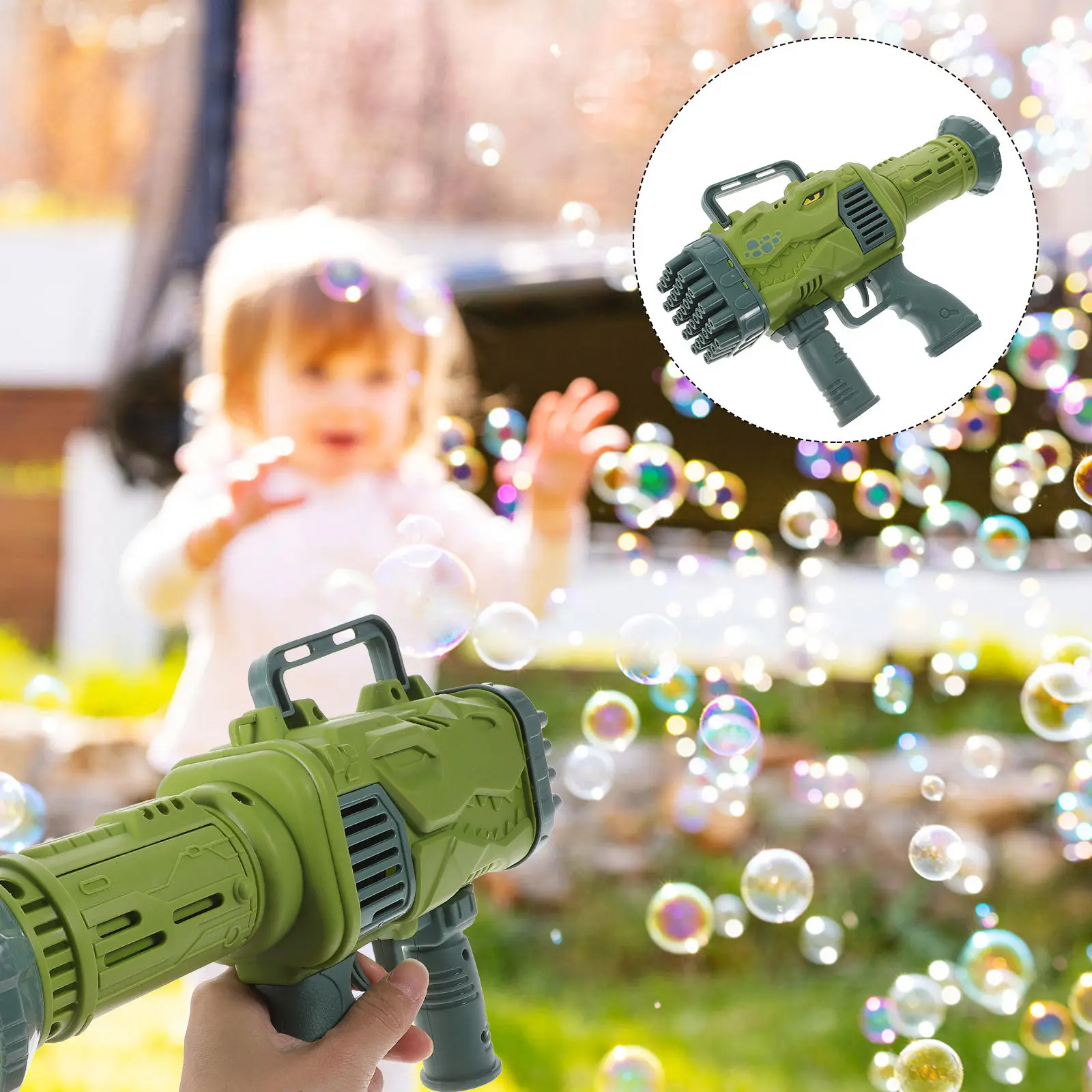 Dinosaur-Shaped Electric Bubble Blower for Kids Premium Safe Wear-Resistant Design Smooth Edges Indoor Outdoor Summer Play
Dinosaur-Shaped Electric Bubble Blower for Kids Premium Safe Wear-Resistant Design Smooth Edges Indoor Outdoor Summer Play