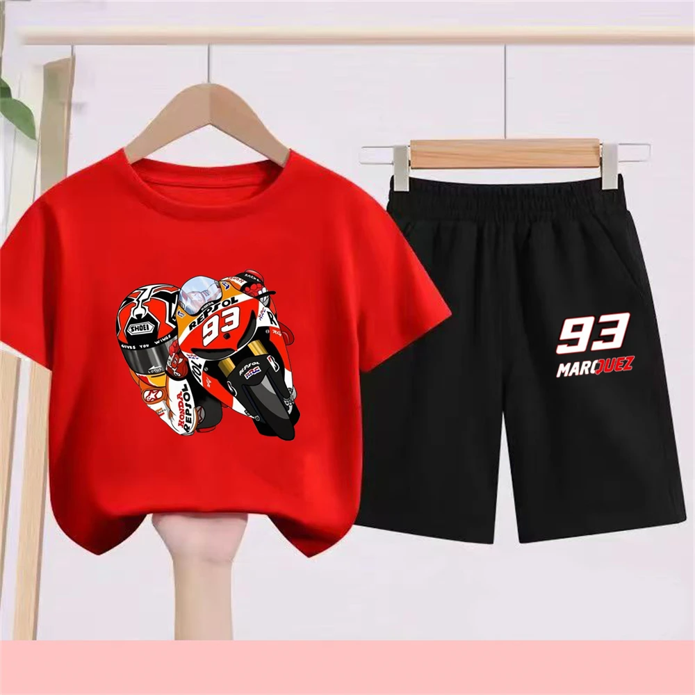 Marquez Motorcycle red ant Children's T-Shirts+shorts Set Girls Boys red T-shirt Round Neck Summer Supermarc NO.93 Kids Clothes
Marquez Motorcycle red ant Children's T-Shirts+shorts Set Girls Boys red T-shirt Round Neck Summer Supermarc NO.93 Kids Clothes