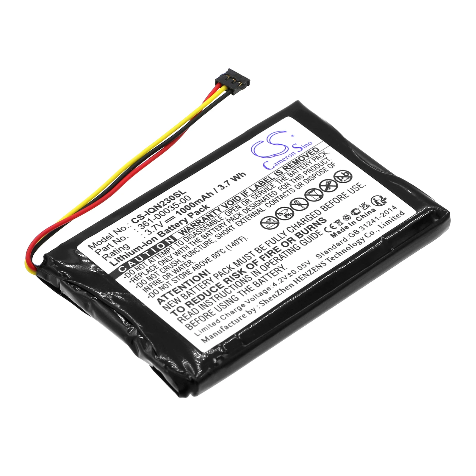 Cameron Sino 1000mAh Battery for Garmin Nuvi 2300,2300LM,2350LT 2350LMT,Nuvi 2360 2360LT 2360LM 2360LMT,Nuvi 2370 2370LT 2340LT
Cameron Sino 1000mAh Battery for Garmin Nuvi 2300,2300LM,2350LT 2350LMT,Nuvi 2360 2360LT 2360LM 2360LMT,Nuvi 2370 2370LT 2340LT