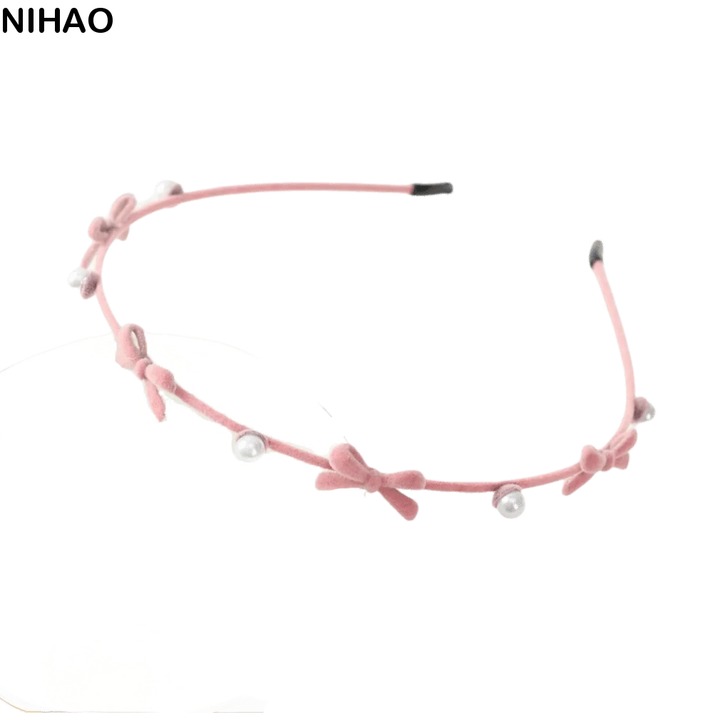 Personality Pearl Bow Hairband Alloy Plush Flower Headband Fairy Korean Style Women Hair Hoop Headwear
Personality Pearl Bow Hairband Alloy Plush Flower Headband Fairy Korean Style Women Hair Hoop Headwear