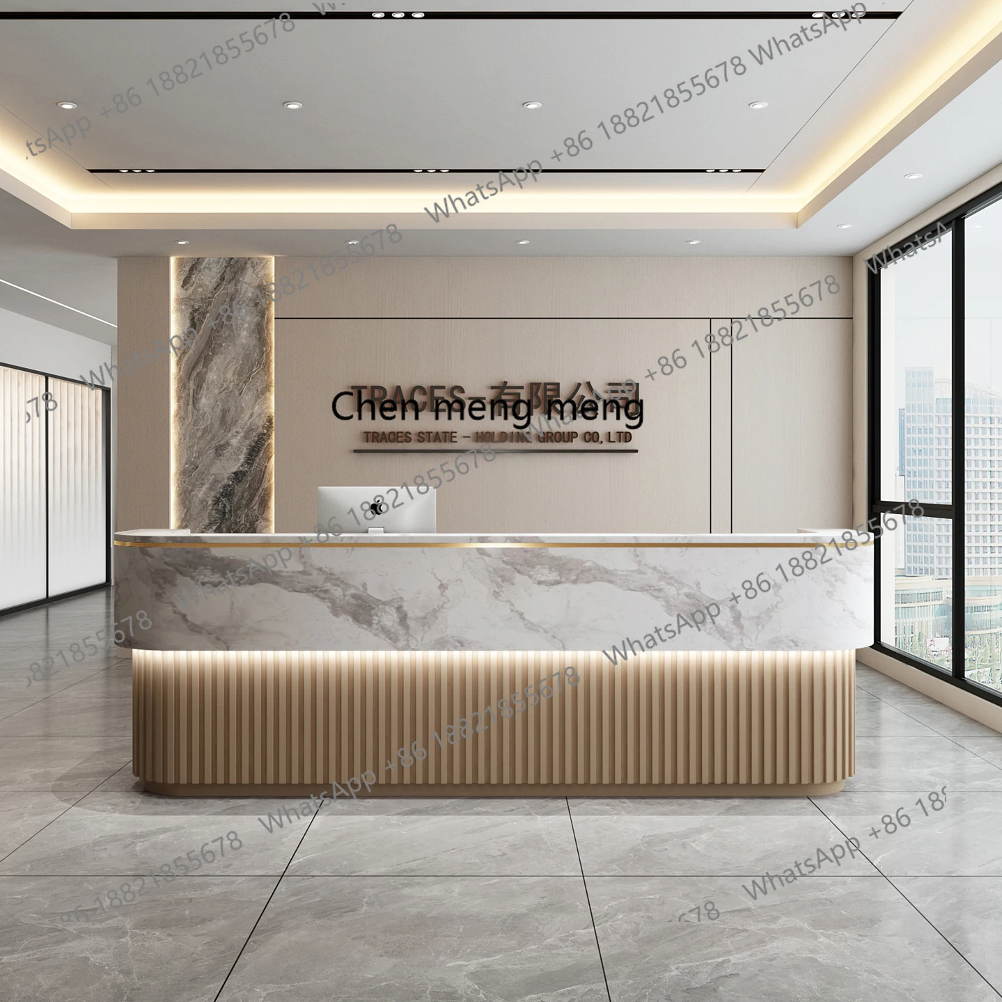 Modern simple company Reception desk Hotel bar table Beauty salon checkout page Consultation desk
Modern simple company Reception desk Hotel bar table Beauty salon checkout page Consultation desk