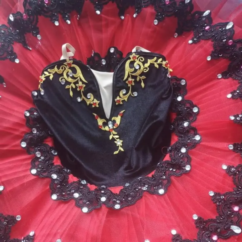 Red Professional Ballet Tutu Ballet Pancake Swan Lake Tutu Ballerina Costumes Dancing Costume Figure Skating Dress Girls
Red Professional Ballet Tutu Ballet Pancake Swan Lake Tutu Ballerina Costumes Dancing Costume Figure Skating Dress Girls