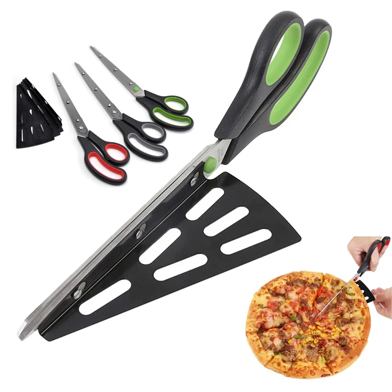 Pizza Scissors Knife Pizza Cutting Tool Stainless Steel Pizza Cutter Slicer Baking Tool Multi-Functional With Detachable Spatula
Pizza Scissors Knife Pizza Cutting Tool Stainless Steel Pizza Cutter Slicer Baking Tool Multi-Functional With Detachable Spatula