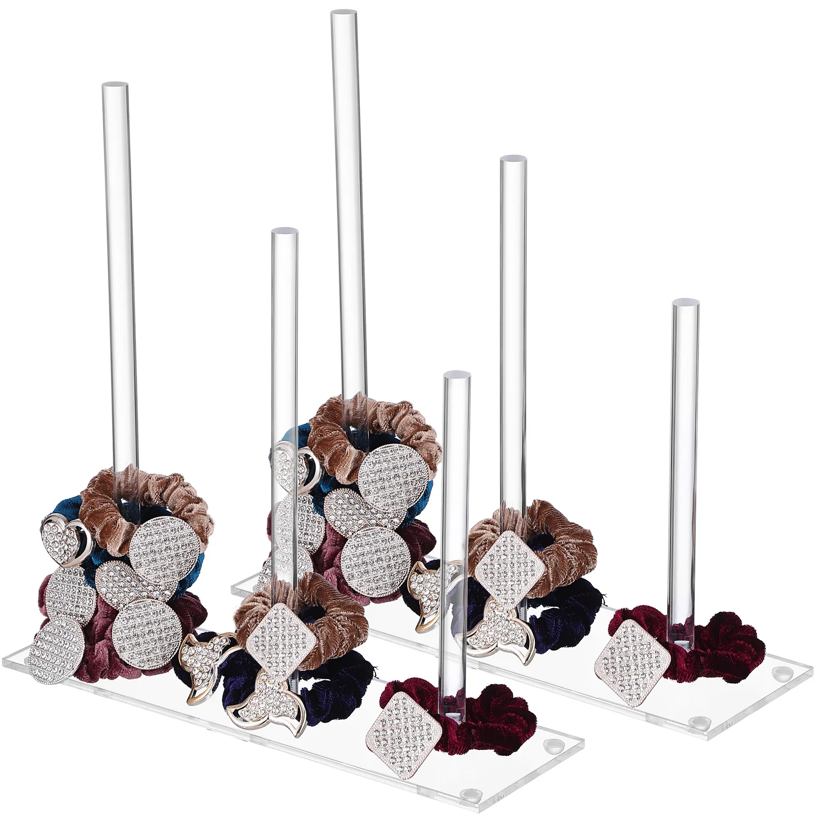 2Pcs Acrylic Hair Tie Organizer Vertical Tower Headband Holder Scrunchie Rack Bracelet Display Storage Solution
2Pcs Acrylic Hair Tie Organizer Vertical Tower Headband Holder Scrunchie Rack Bracelet Display Storage Solution