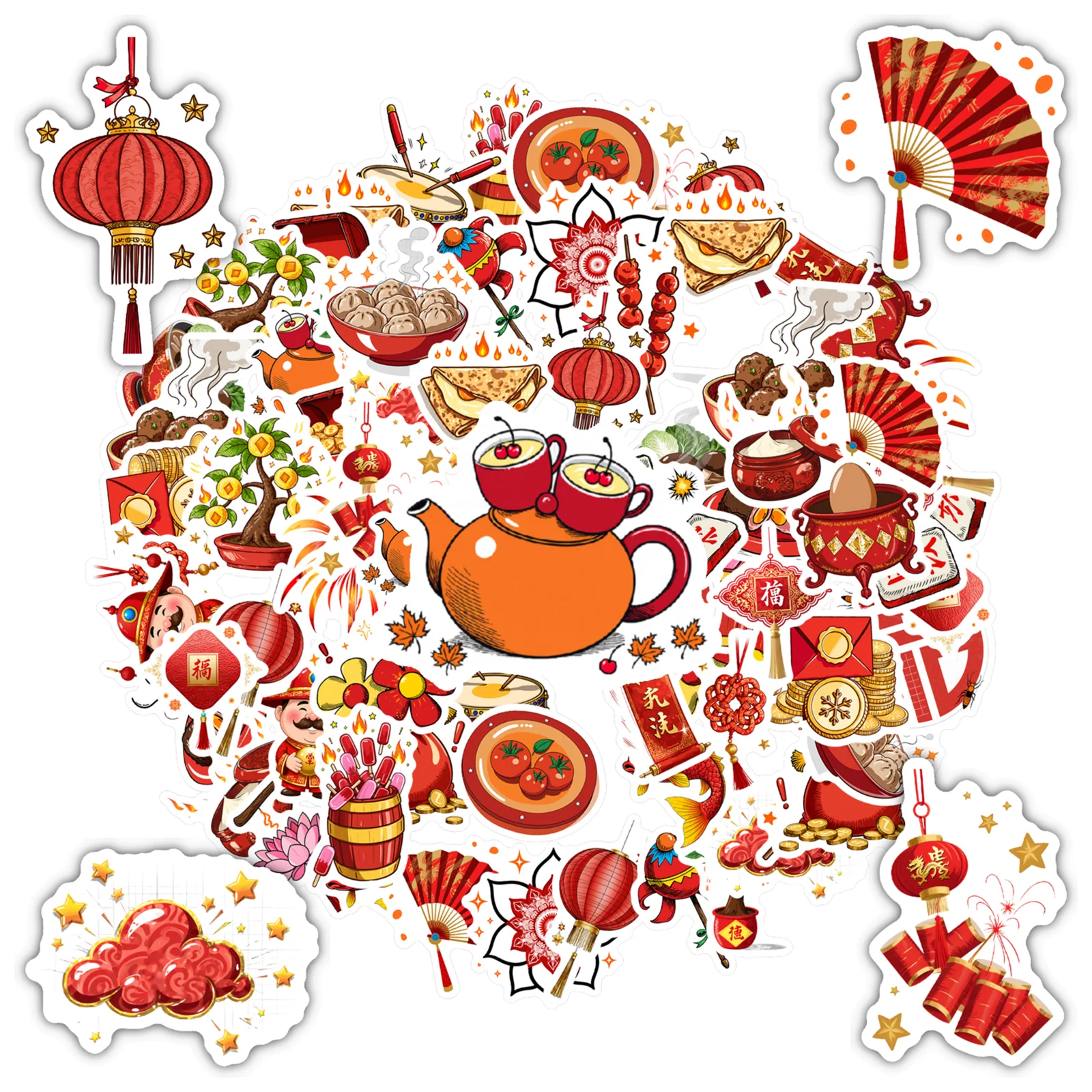 35 шт.-50 шт., наклейки с культурным процветанием, праздничные наклейки на китайский Новый год, игрушки для ноутбука, мотоцикла 
35 шт.-50 шт., наклейки с культурным процветанием, праздничные наклейки на китайский Новый год, игрушки для ноутбука, мотоцикла