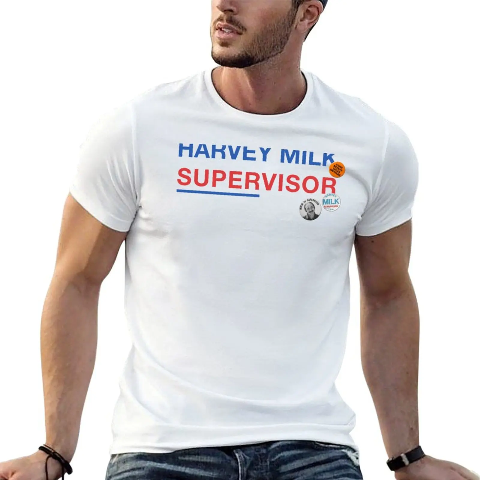 Harvey Milk - Supervisor T-Shirt man t shirt luxury anime t shirts oversize t shirt custom print T-shirt
Harvey Milk - Supervisor T-Shirt man t shirt luxury anime t shirts oversize t shirt custom print T-shirt