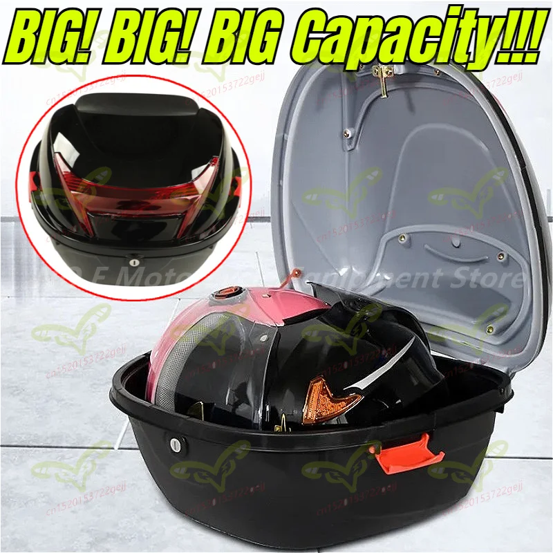 Large Capacity Motorcycle Rear Roof Box Electric Motorcycle Storage Box Waterproof Trunk Ebike Safe Box 오토바이 탑박스 Hold Helmets
Large Capacity Motorcycle Rear Roof Box Electric Motorcycle Storage Box Waterproof Trunk Ebike Safe Box 오토바이 탑박스 Hold Helmets