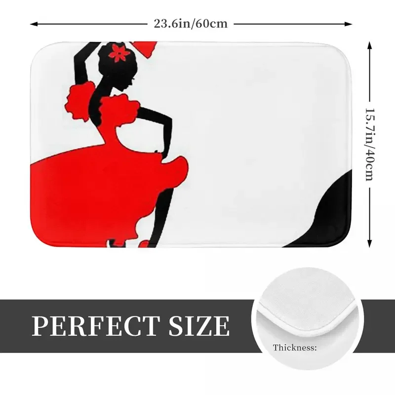 LK01 Flamenco Dancer Ole Нескользящий коврик для двери напольный коврик пыленепроницаемый ковер для кухни, входа, дома, ванной комнаты, гостиной, подножки
LK01 Flamenco Dancer Ole Нескользящий коврик для двери напольный коврик пыленепроницаемый ковер для кухни, входа, дома, ванной комнаты, гостиной, подножки