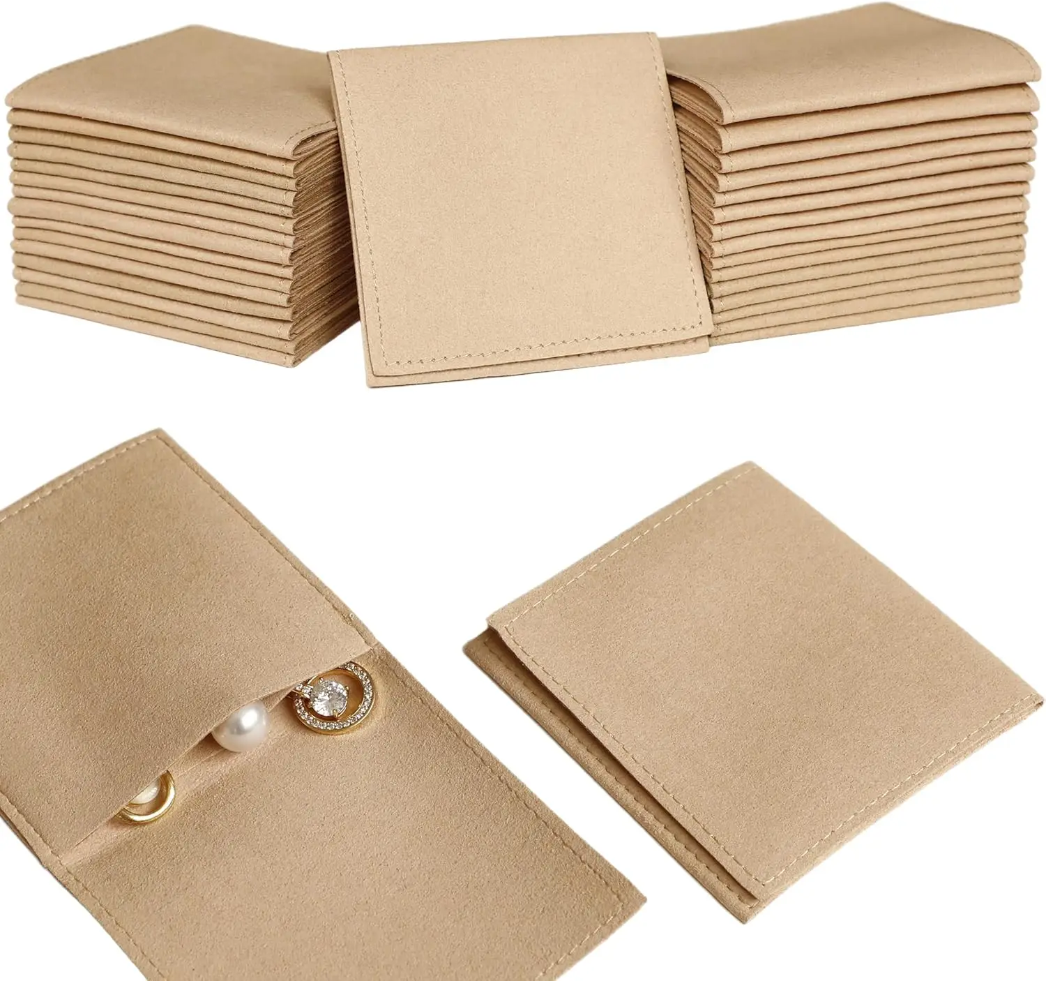 10 Pcs Sand Microfiber Jewelry Pouch 8 x 8cm Jewelry Packaging Bag Envelope Style Luxury Small Favor Bags Jewelry Gift Bags for
10 Pcs Sand Microfiber Jewelry Pouch 8 x 8cm Jewelry Packaging Bag Envelope Style Luxury Small Favor Bags Jewelry Gift Bags for