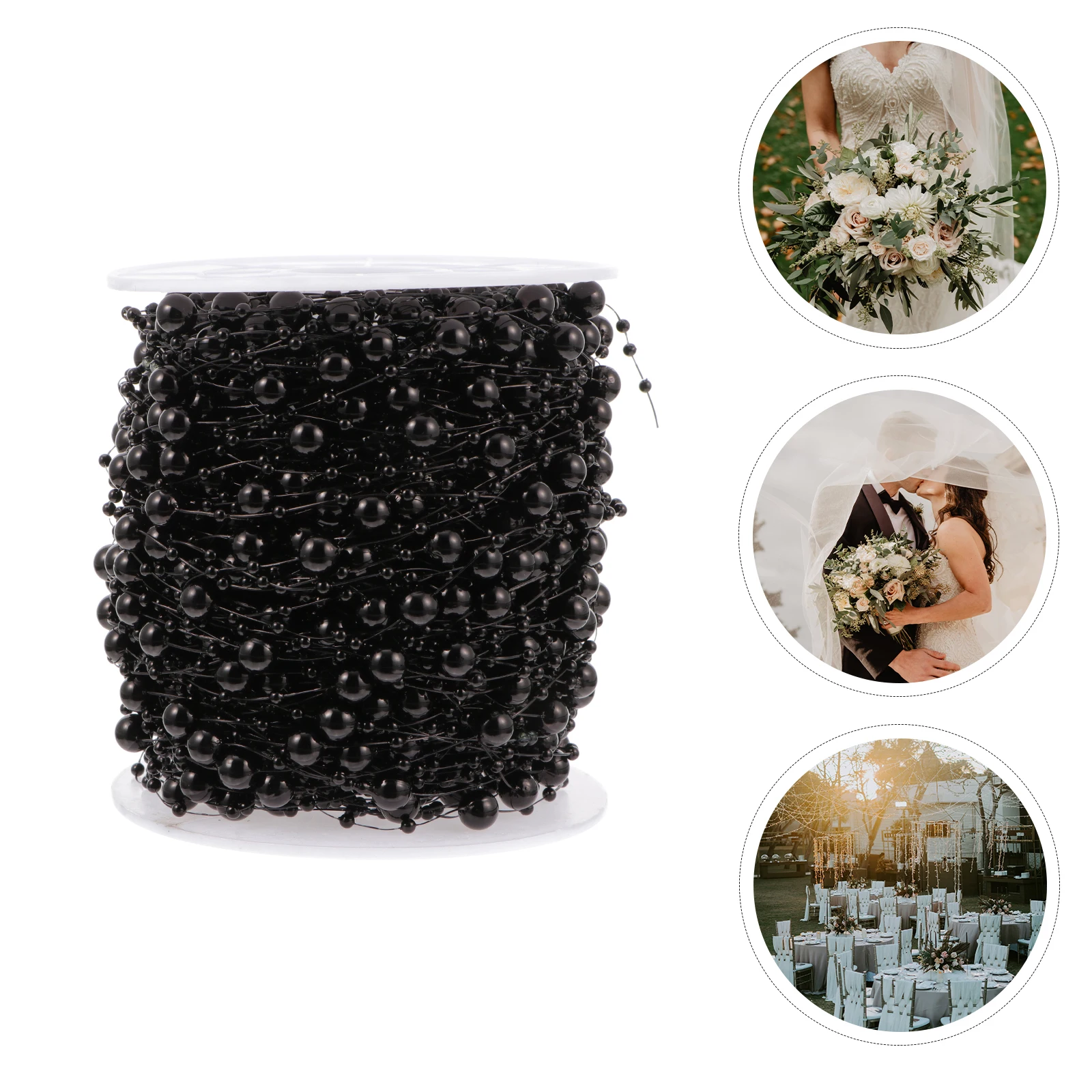 Pearl Chain 60M ABS Low Absorption DIY Wedding Artificial Pearl Accessory Craft Beads Bouquet Centerpiece
Pearl Chain 60M ABS Low Absorption DIY Wedding Artificial Pearl Accessory Craft Beads Bouquet Centerpiece