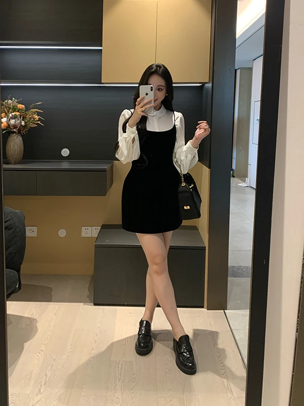 Комплект Ele Swan: бархатный пиджак и шелковый атласный комплект для женщин, осенне-зимний, с длинными рукавами, на молнии, средней плотности
Комплект Ele Swan: бархатный пиджак и шелковый атласный комплект для женщин, осенне-зимний, с длинными рукавами, на молнии, средней плотности