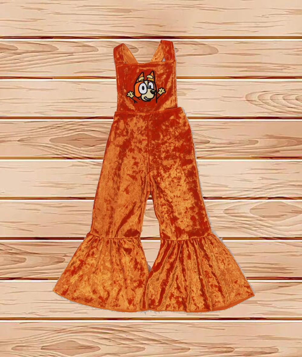 3.31 Wholesale hot sale Western Boutique children clothing Baby Girls Straps Orange Dog Velvet Jumpsuits
3.31 Wholesale hot sale Western Boutique children clothing Baby Girls Straps Orange Dog Velvet Jumpsuits