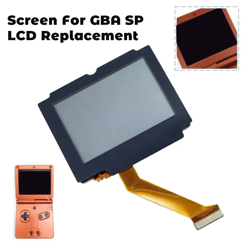 Normal Brightness LCD Display Screen For GBA SP Game Console Black Front Light Screen Original Display Replacement Accessories
Normal Brightness LCD Display Screen For GBA SP Game Console Black Front Light Screen Original Display Replacement Accessories