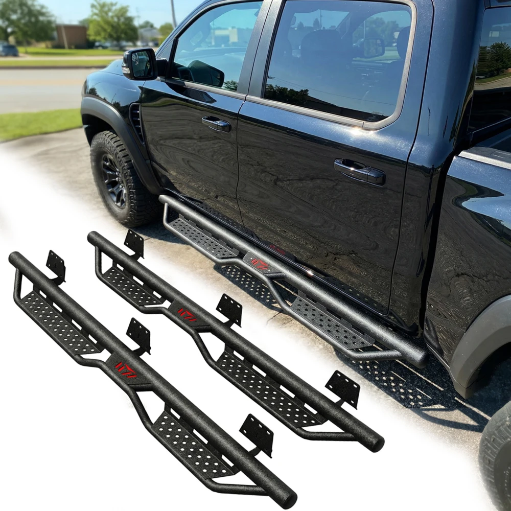6in Two-Stair Running Boards/Nerf Bars for 2019-2026 Dodge Ram1500 Crew Cab (Excl Classic)
6in Two-Stair Running Boards/Nerf Bars for 2019-2026 Dodge Ram1500 Crew Cab (Excl Classic)