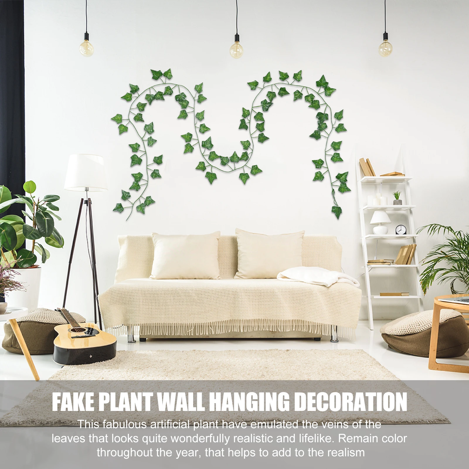 12 Pcs Decorative Artificial Wall Hanging Decors Bedroom Wall Hanging Fake Plant Vines Room naments Study Garden Yard
12 Pcs Decorative Artificial Wall Hanging Decors Bedroom Wall Hanging Fake Plant Vines Room naments Study Garden Yard