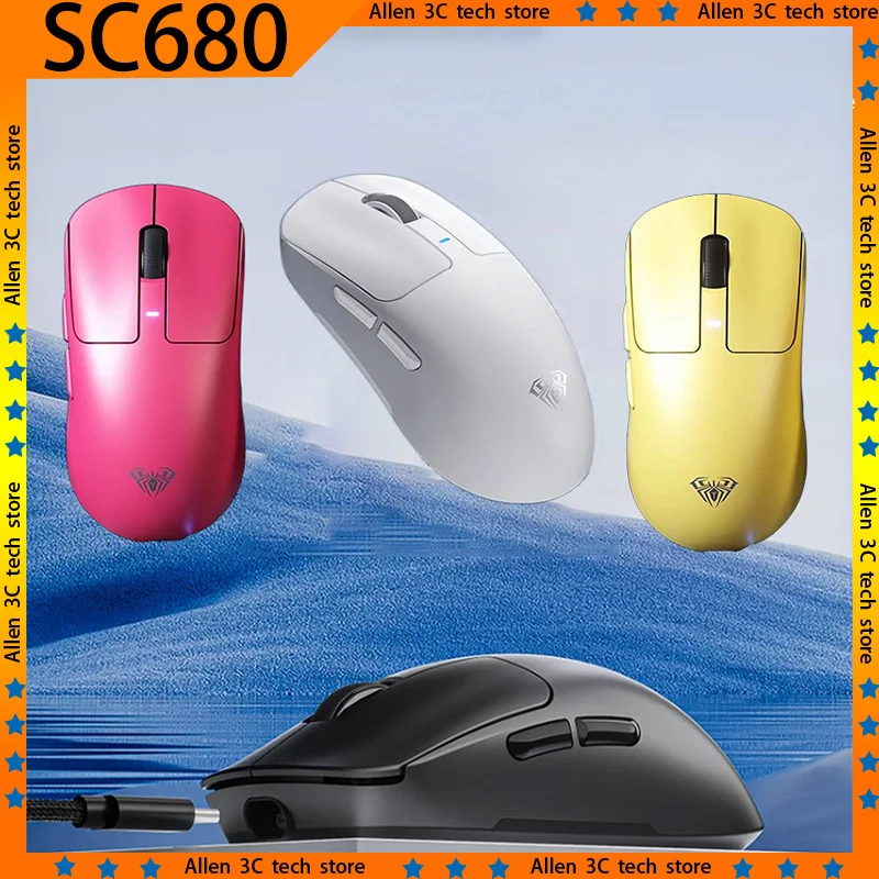 Беспроводная мышь Aula SC680, 3 режима Paw3395, Bluetooth 2,4G, легкая, 26000 точек на дюйм, для киберспорта, офиса, геймера, ноутбука, ПК, игровая мышь, подарки
Беспроводная мышь Aula SC680, 3 режима Paw3395, Bluetooth 2,4G, легкая, 26000 точек на дюйм, для киберспорта, офиса, геймера, ноутбука, ПК, игровая мышь, подарки