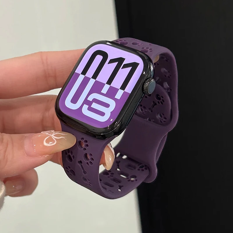 Силиконовый ремешок Pop Dog Paw для Apple Watch Band 49 мм, 46 мм, 45 мм, 44 мм, 41 мм, 40 мм, 38 мм, браслет Correa серии 10 9 8 7 6 5 4 3 SE Ul
Силиконовый ремешок Pop Dog Paw для Apple Watch Band 49 мм, 46 мм, 45 мм, 44 мм, 41 мм, 40 мм, 38 мм, браслет Correa серии 10 9 8 7 6 5 4 3 SE Ul