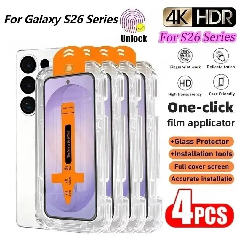 Dust Free Tempered Glass For Samsung Galaxy Ultra S26U S26 Edge Oleophobic Coating Easy Installation Screen Protector Film
Dust Free Tempered Glass For Samsung Galaxy Ultra S26U S26 Edge Oleophobic Coating Easy Installation Screen Protector Film