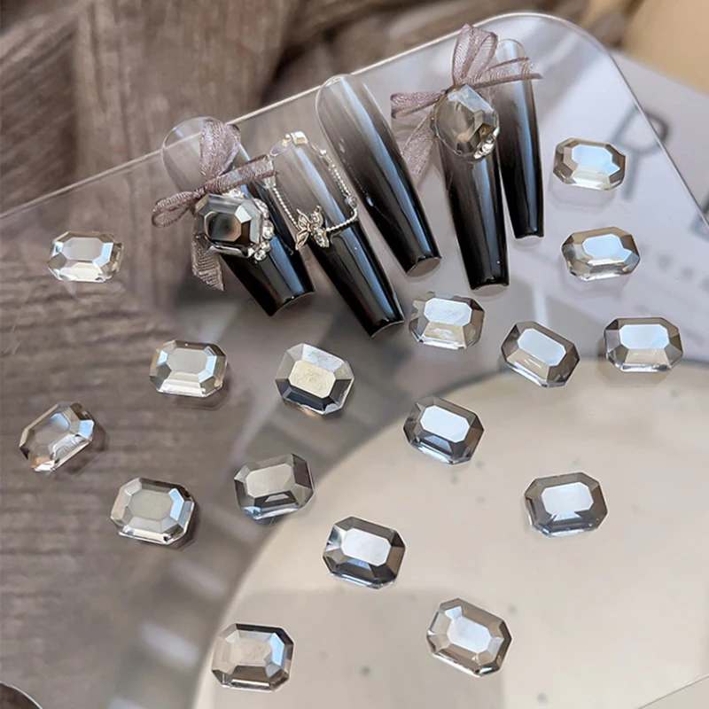10pcs Nail Enhancement Water Diamonds Rectangular Octagonal Cut Crystal Nail Rhinestone 3d Nail Art Decoration Diy
10pcs Nail Enhancement Water Diamonds Rectangular Octagonal Cut Crystal Nail Rhinestone 3d Nail Art Decoration Diy