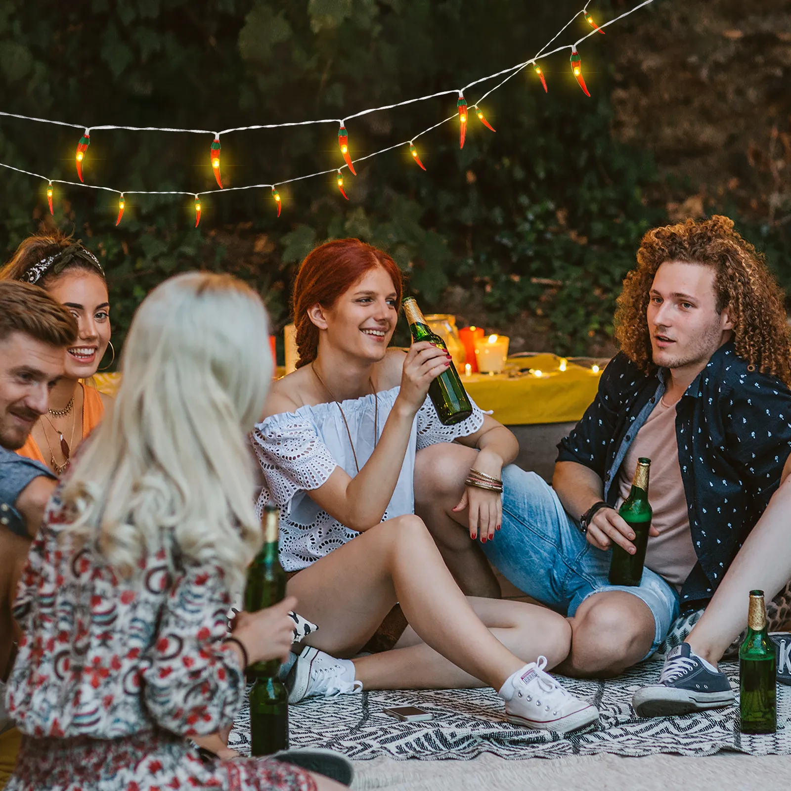 Гирлянда-перцы 5 м, 50 светодиодов, водонепроницаемая, для вечеринок, патио, балконов, кемпинга, декораций
Гирлянда-перцы 5 м, 50 светодиодов, водонепроницаемая, для вечеринок, патио, балконов, кемпинга, декораций